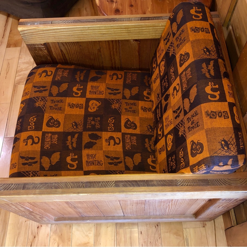 🎃  “This End Up Classic” Style Chair Halloween Slipcover Custom Made - ONE LEFT! - Picture 5 of 11